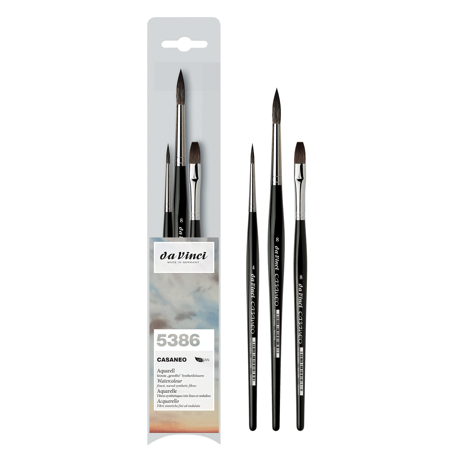 Image of Da Vinci 5386 Casaneo pensel sæt