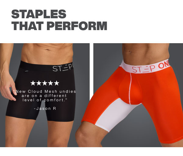 Men's staples that perform