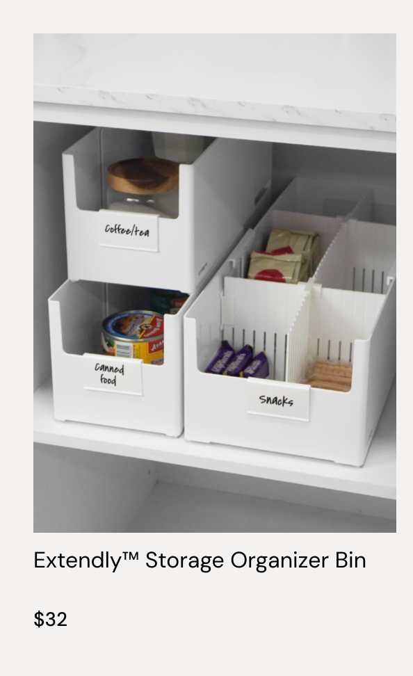 Extendly™ Storage Organizer Bin 