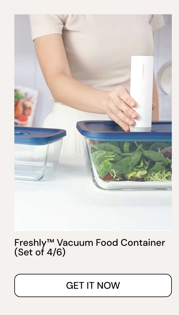 Freshly™ Vacuum Food Container(Set of 4/6) 