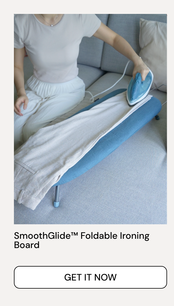 SmoothGlide™ Foldable Ironing Board  