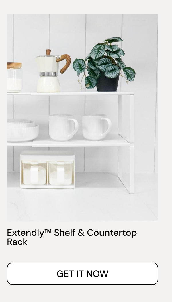 Extendly™ Shelf & Countertop Rack 