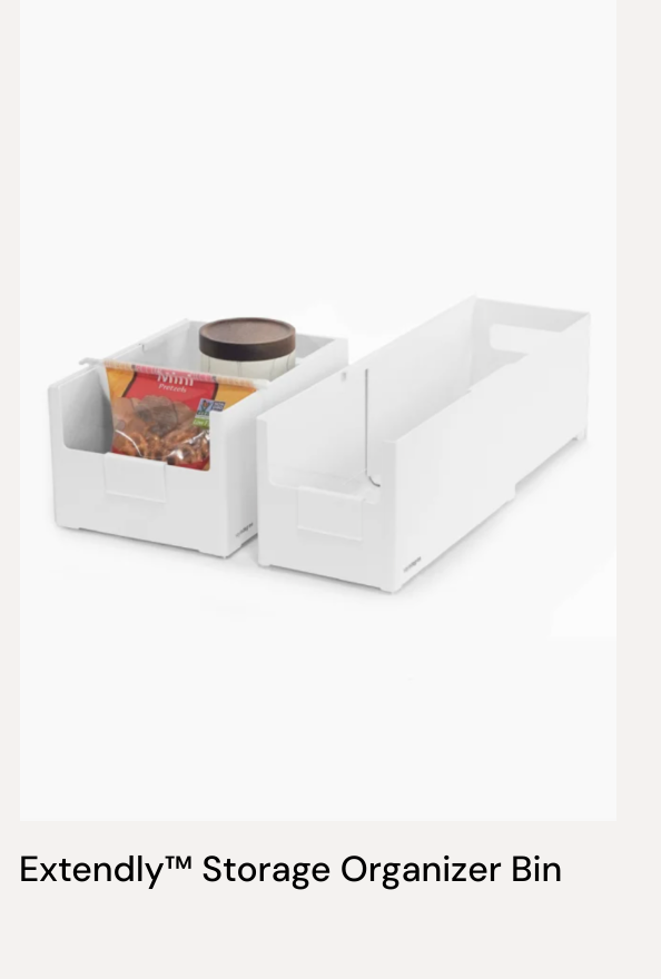 Extendly™ Storage Organizer Bin