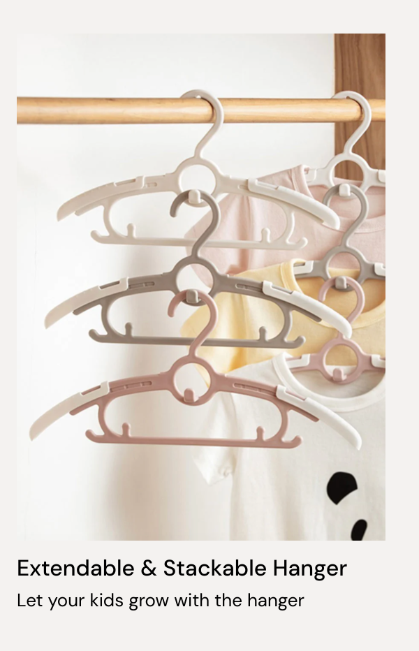 Extendable & Stackable Hanger