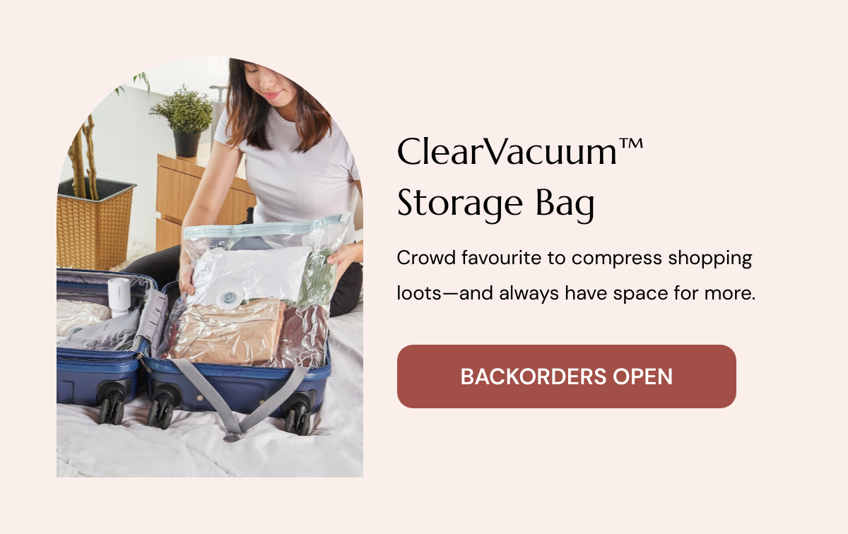 ClearVacuum™ Storage Bag