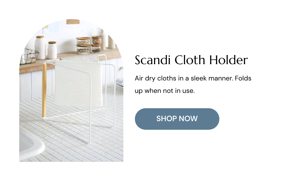 Scandi Cloth Holder