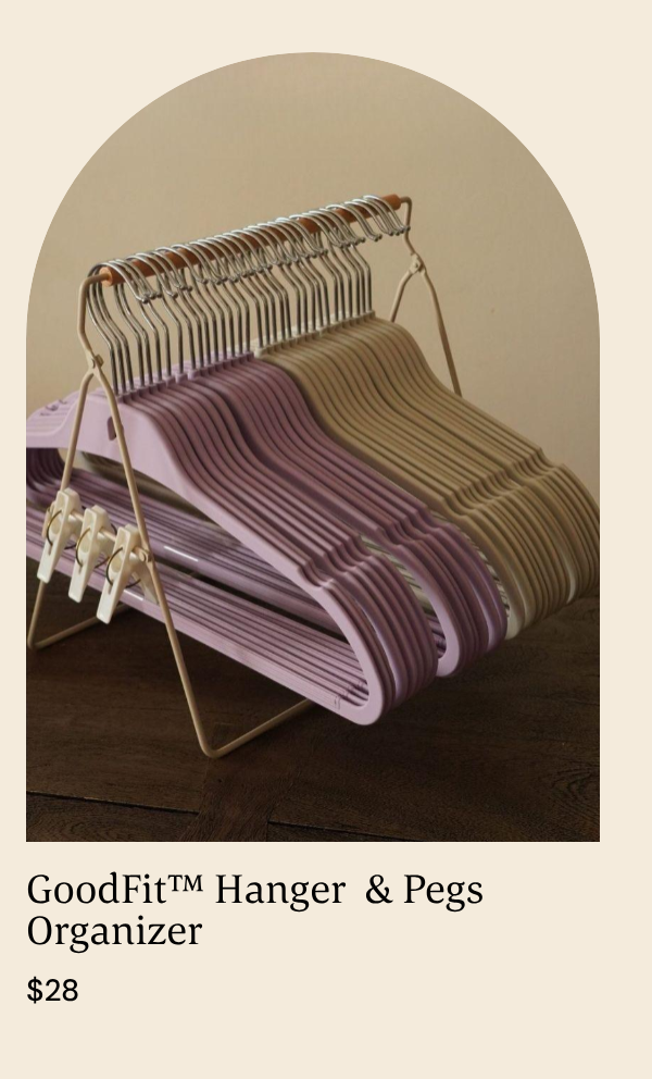 GoodFit™ Hanger  & Pegs Organizer