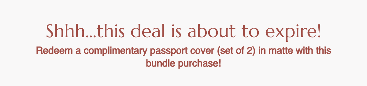 Shhh…this deal is about to expire!