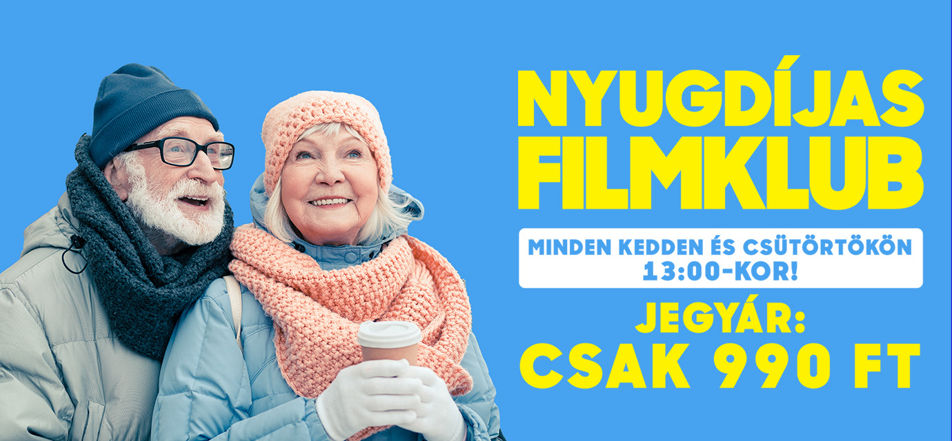 Nyugdíjas Filmklub a Sugár Moziban!🎞️