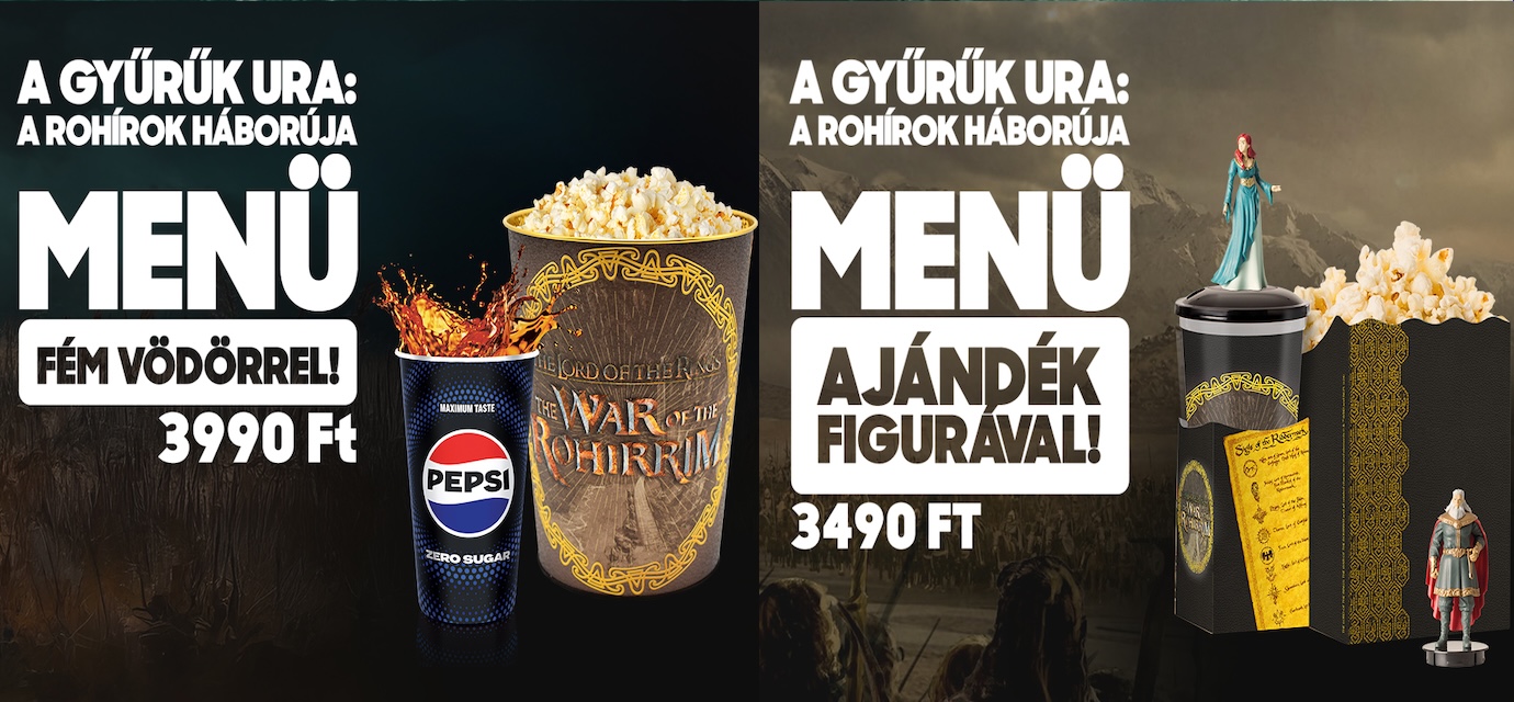 A Gyűrűk Ura: A rohírok háborúja menük a Sugár Moziban🍿