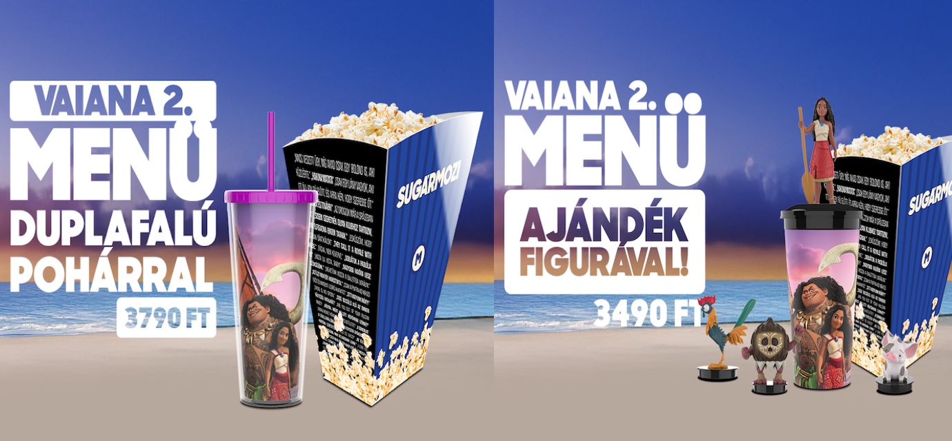 Vaiana 2. menük a Sugár Moziban🍿