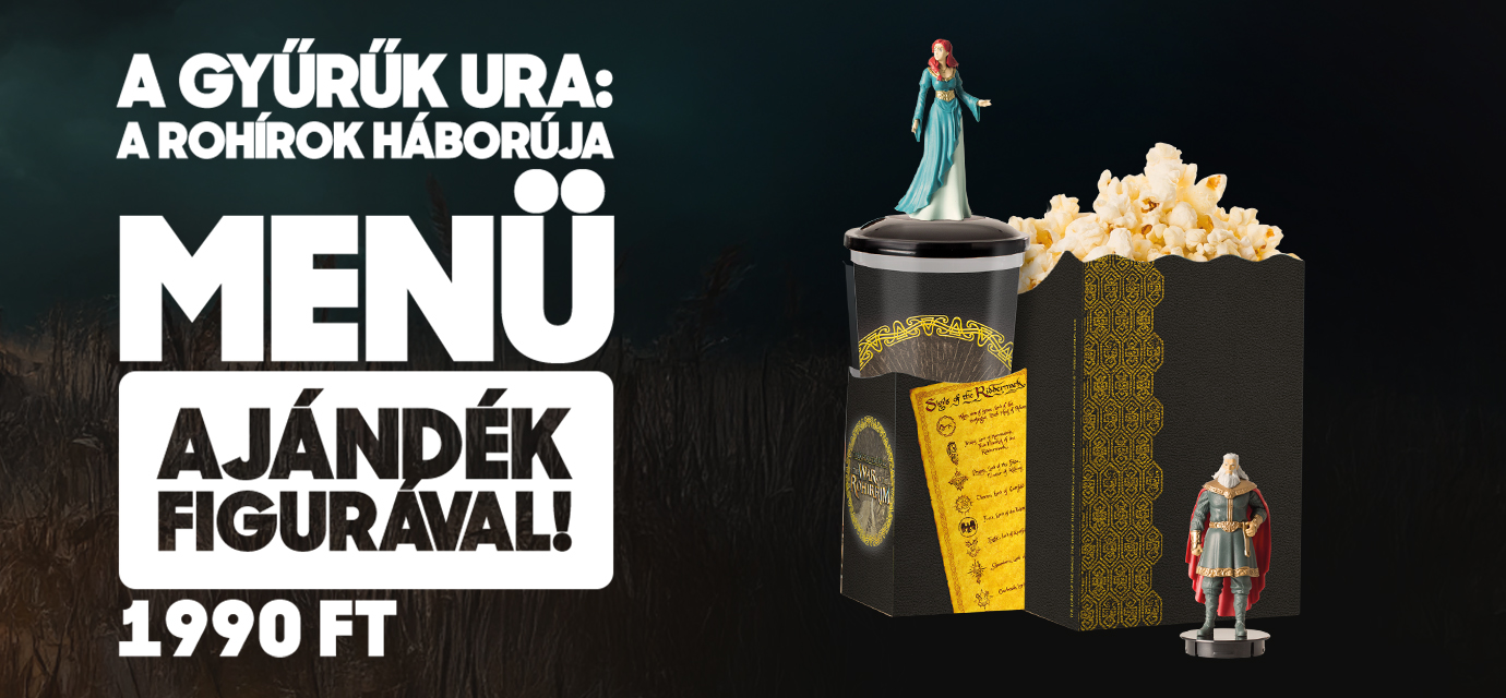 AKCIÓS A Gyűrűk Ura: A rohírok háborúja menük a Sugár Moziban🍿