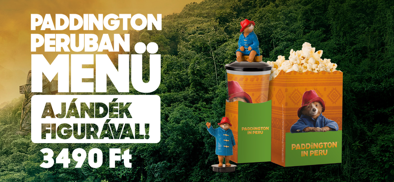 Paddington Peruban menü a Sugár Moziban🍿