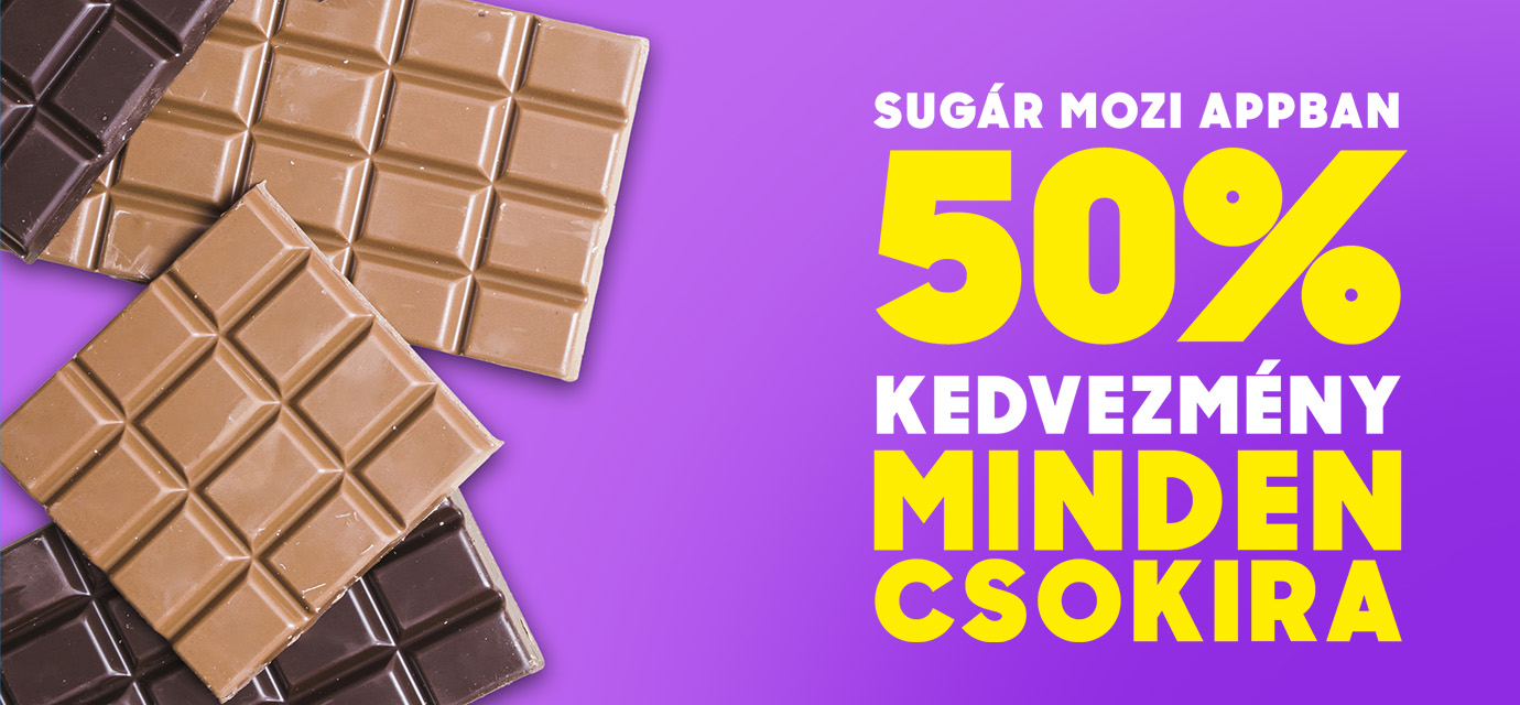 Büfékupon a Sugár Mozi applikációban!🍫