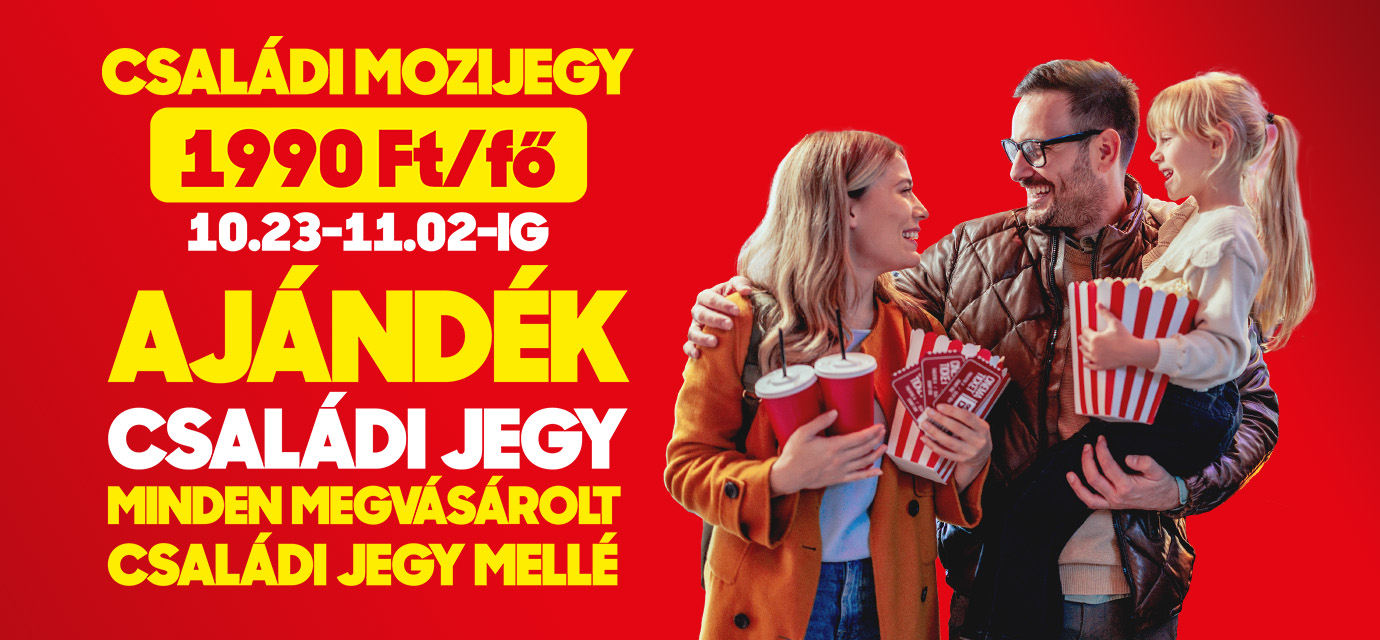 Családi jegyeddel most duplán jól jársz! 🤩