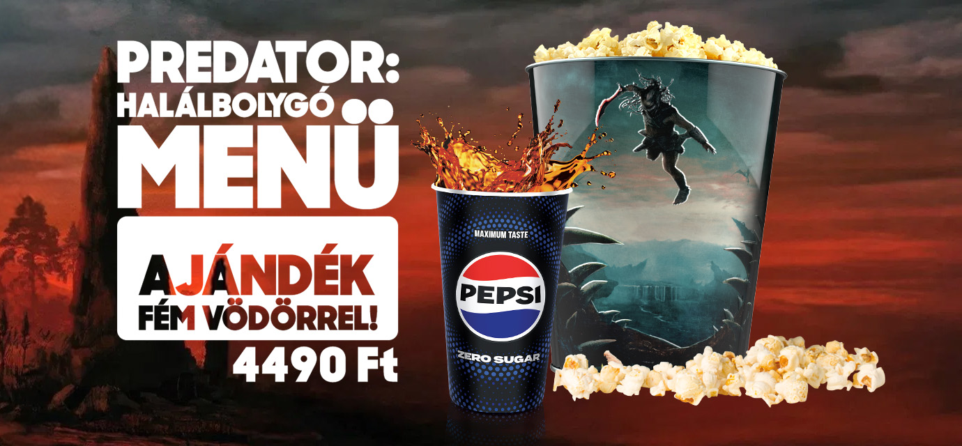 Predator: Halálbolygó menü a Sugár Moziban! 🍿
