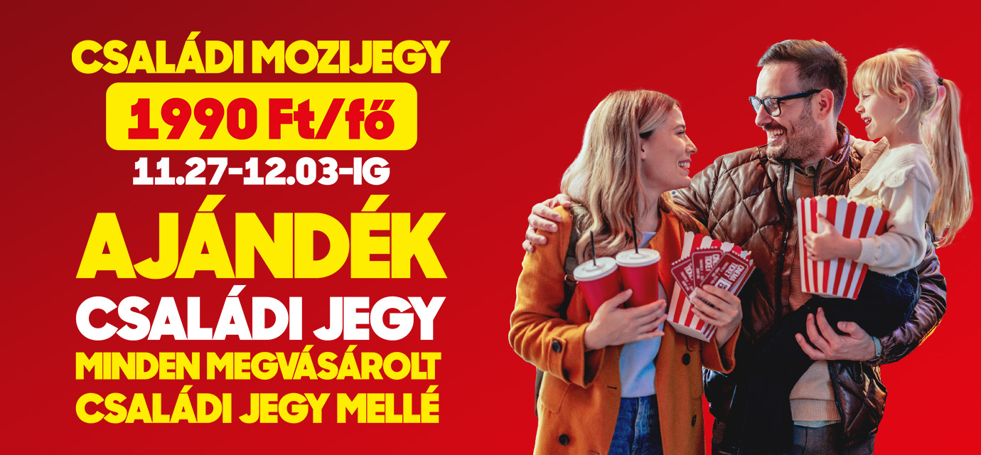 Családi jegyeddel most duplán jól jársz! 🤩