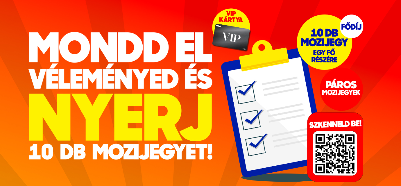 Mondd el véleményed és nyerj!📣