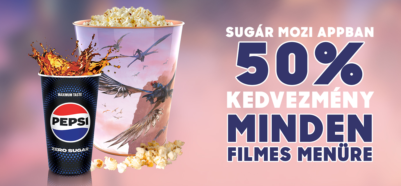 Büfékupon a Sugár Mozi applikációban!🍿