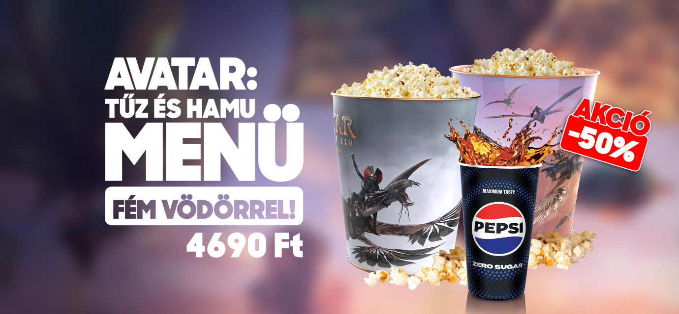 Avatar: Tűz és Hamu vödrös menü AKCIÓSAN! 🎉
