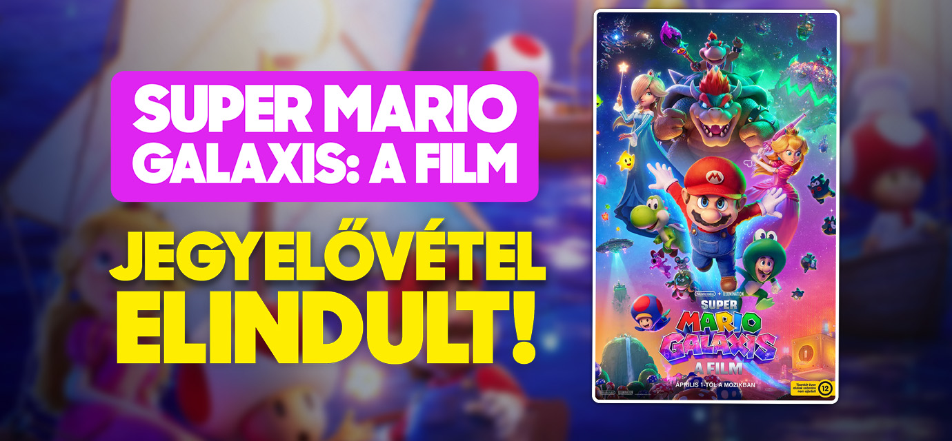 Super Mario Galaxis: A film jegyelővétel a Sugár Moziban!