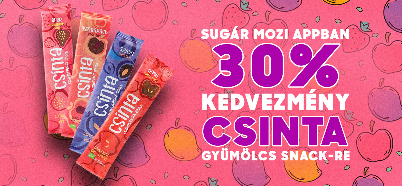 Büfékupon a Sugár Mozi applikációban!🍓