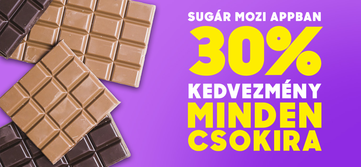 Büfékupon a Sugár Mozi applikációban!🍫