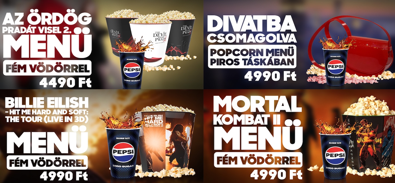 Filmes menük a Sugár Moziban!🍿🥤