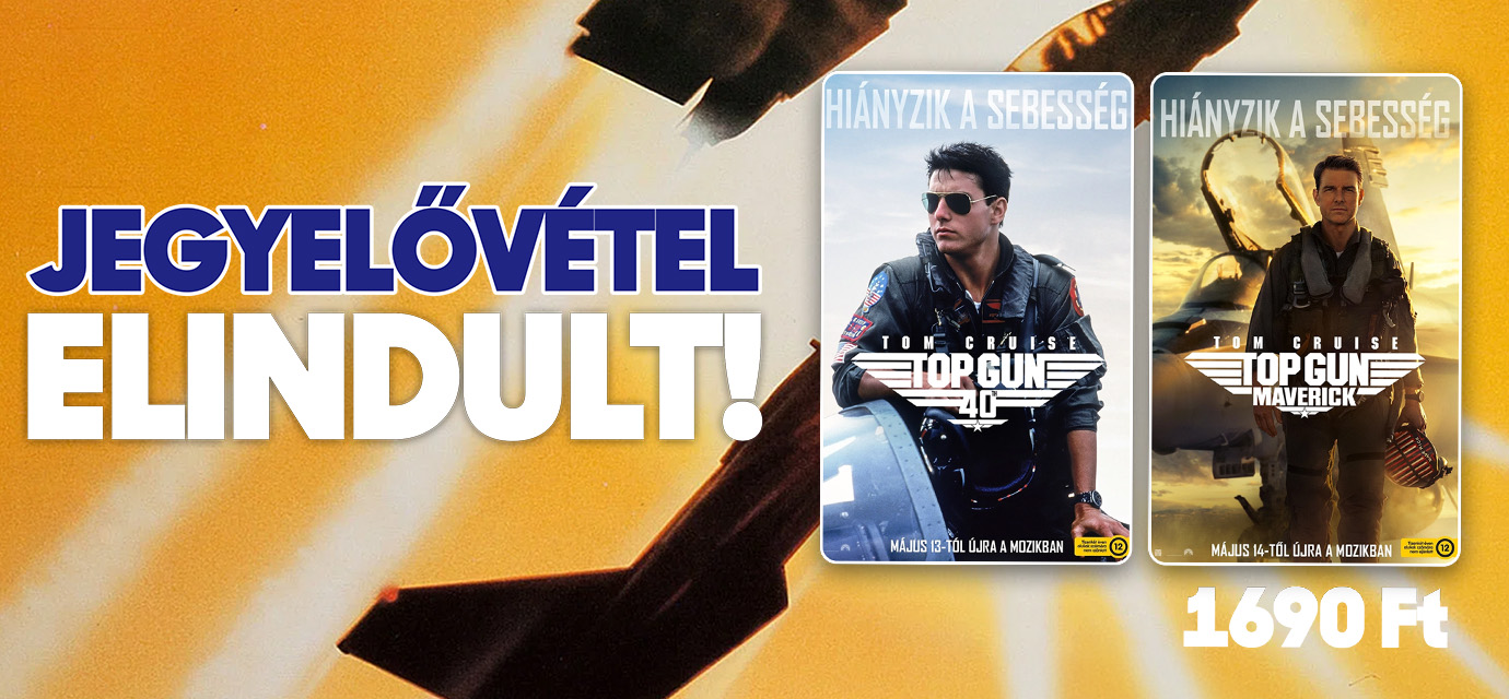 Top Gun filmek újra a Sugár Moziban! Jegyelővétel elindult!🎟️