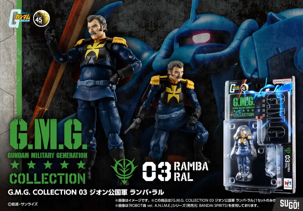 MegaHouse G.M.G. Collection 03 Mobile Suit Gundam Principality of Zeon Ramba Ral Action Figure