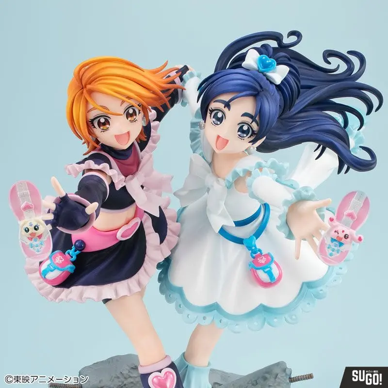 MegaHouse Lucrea Futari wa Pretty Cure Cure Black & Cure White PVC Figure