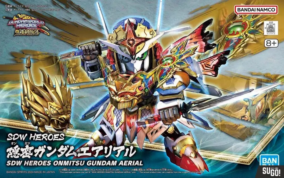 Bandai Sdw Heroes Onmitsu Gundam Aerial Model Kit