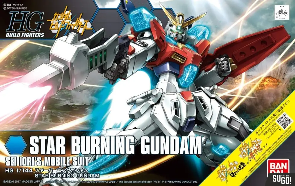 Bandai Hgbf Star Burning Gundam 1/144 Model Kit