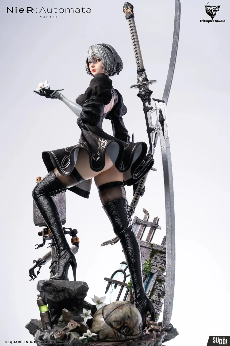 TriEagles Studio NieR: Automata 2B Ver1.1a 1/4 Licensed Statue