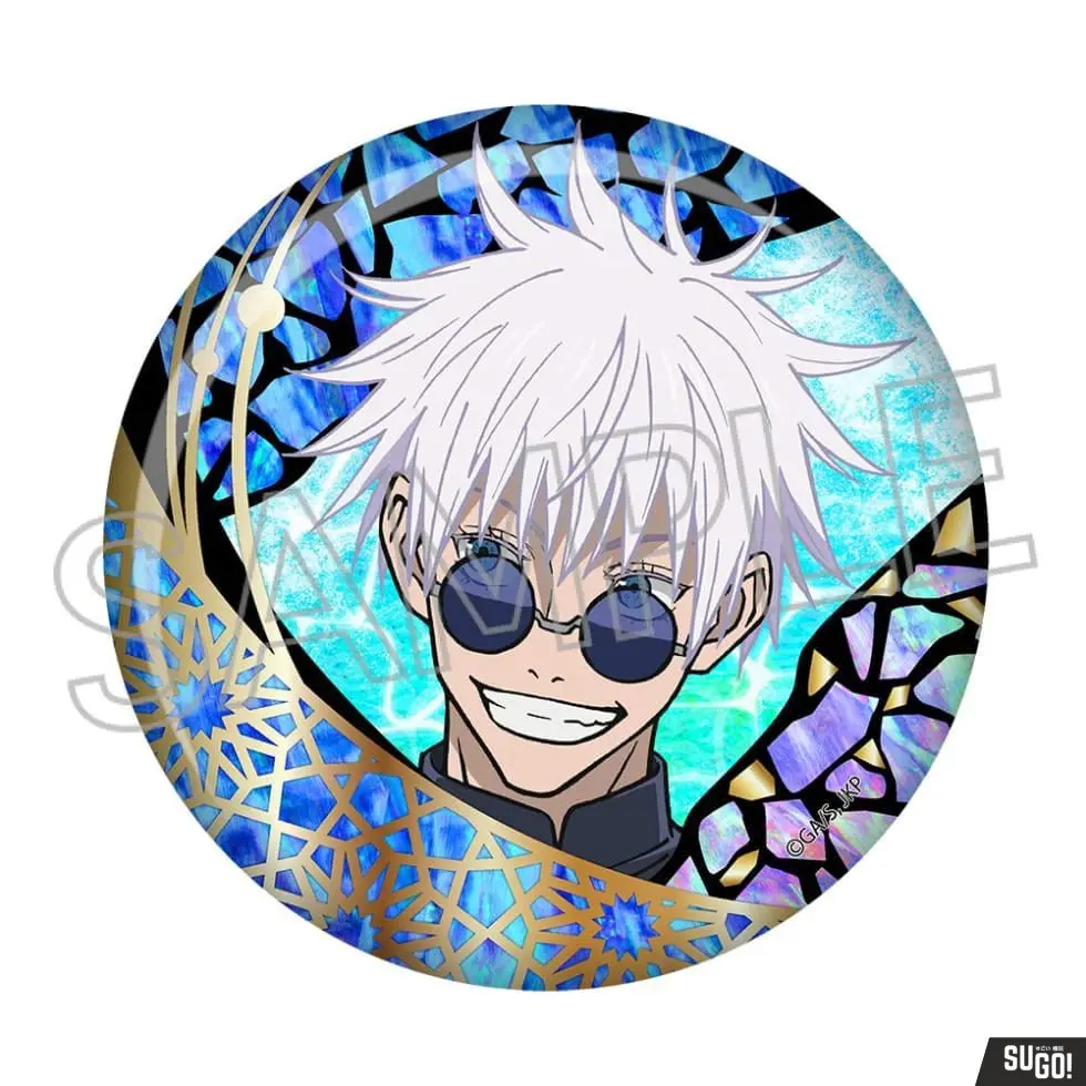 Twinkle Jujutsu Kaisen: Mother-of-pearl Style Series Foil Stamping Can Badge 6 Styles (1 Random Pack)