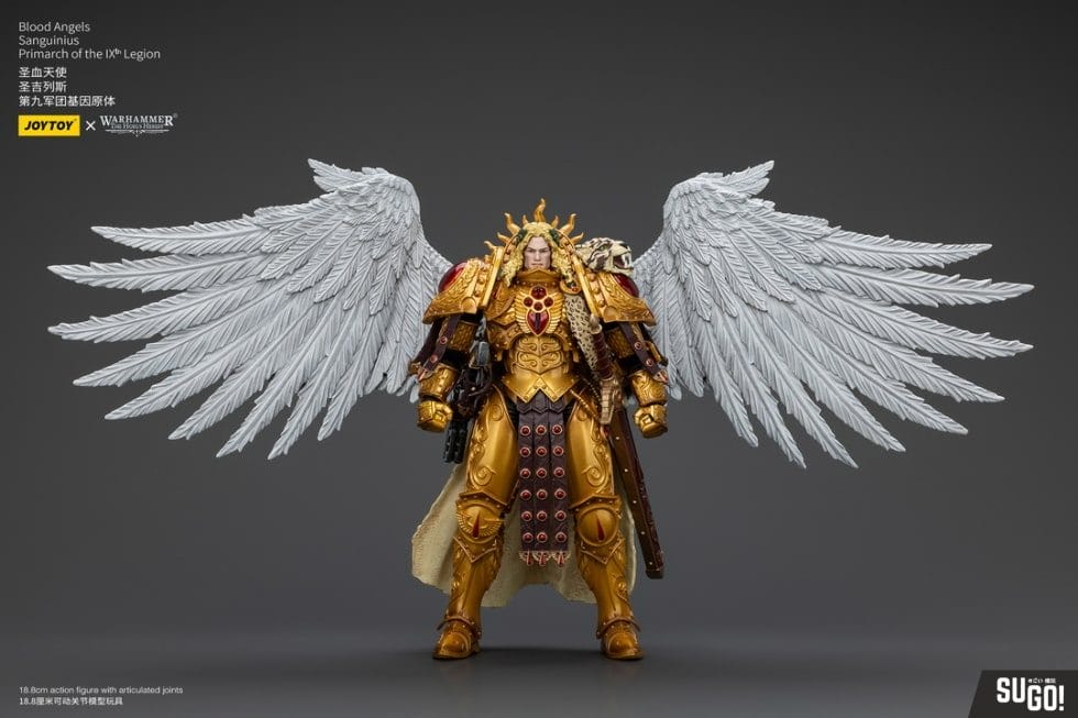 JOYTOY JT00218 Warhammer The Horus Heresy 1:18 Blood Angels Sanguinius Primarch of the IXth Legion Action Figure