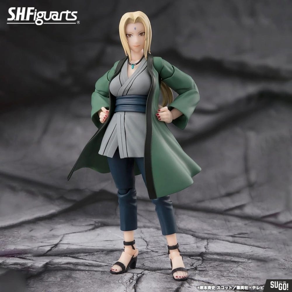 Bandai Naruto Tsunade S.H.Figuarts Legendary Medical Ninja Action Figure