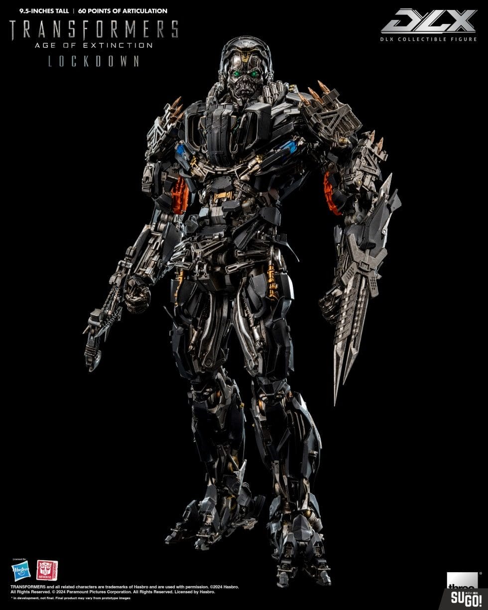 Threezero Transformers Age of Extinction - DLX Lockdown Action Figure 3Z04710W0