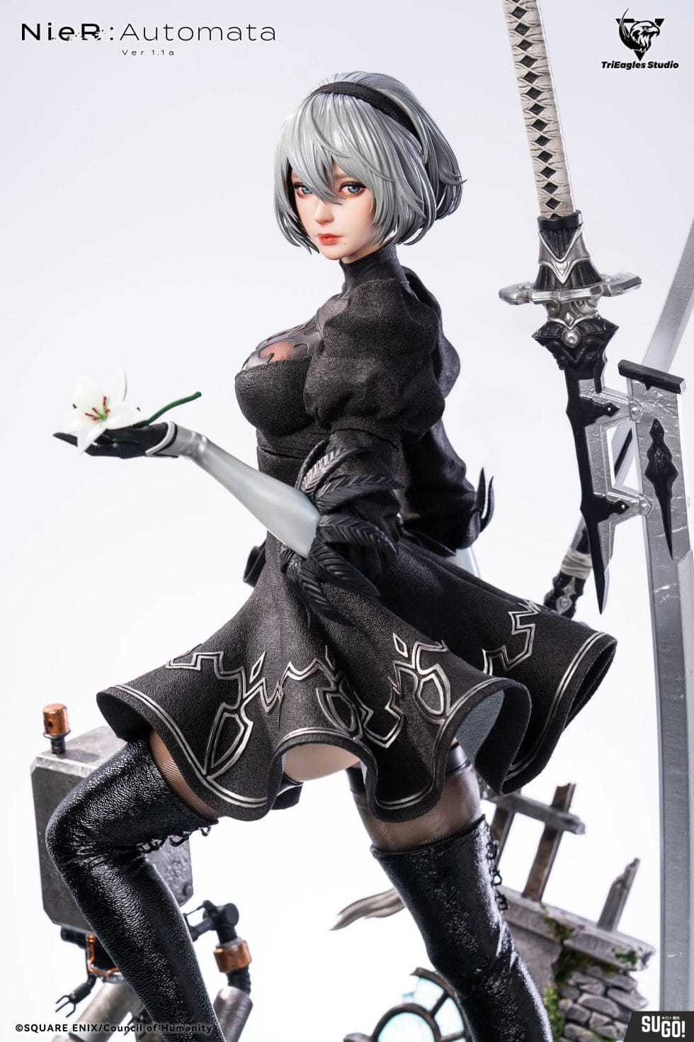 TriEagles Studio NieR: Automata 2B Ver1.1a 1/4 Licensed Statue