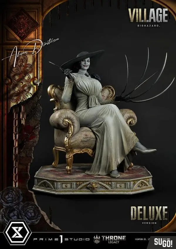 Prime 1 Studio Biohazard Village Alcina Dimitrescu Throne Legacy (TLCRE-01DX) DX Version 1/4 Statue