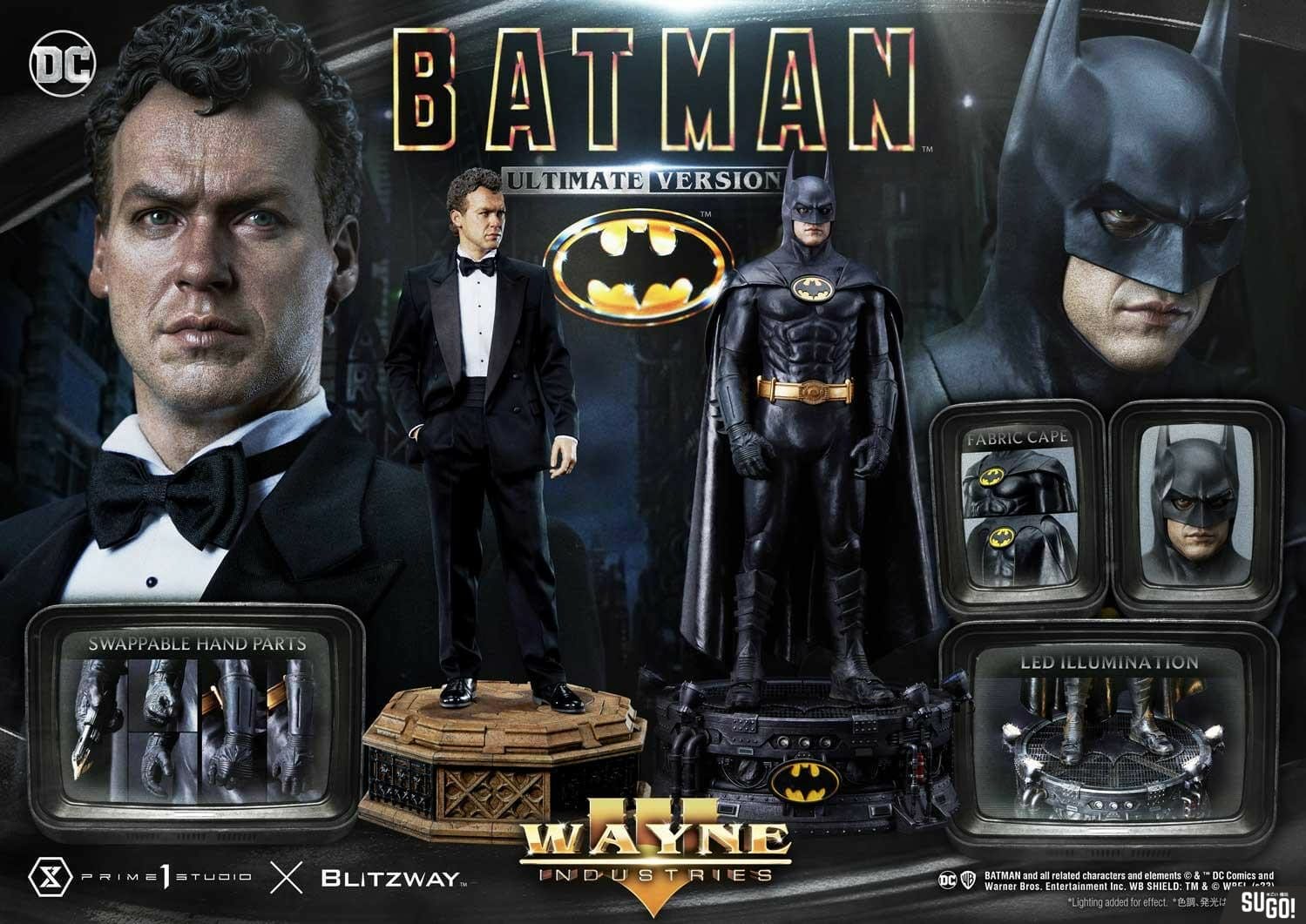 Prime 1 Studio DC Batman (1989) Batman Ultimate Version 1/3 Scale Statue MMBM-06UT