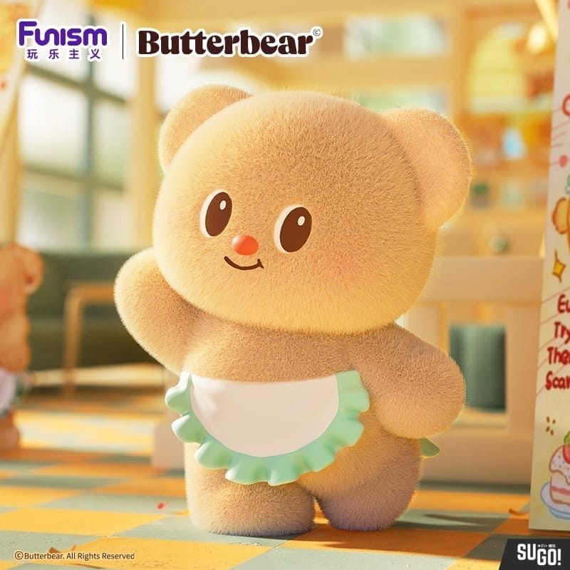 Funism Butterbear Operating Day Series Blind Box Figure 8 Styles (1 Random Figure)