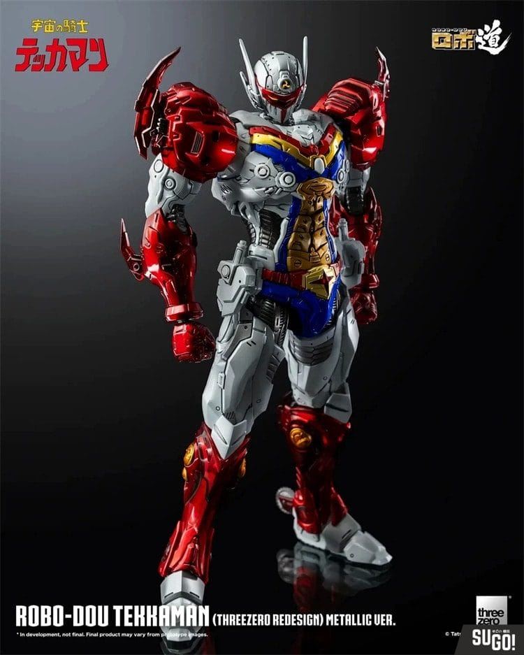 Threezero Tekkaman ROBO-DOU Metalic Version Action Figure 3Z0540