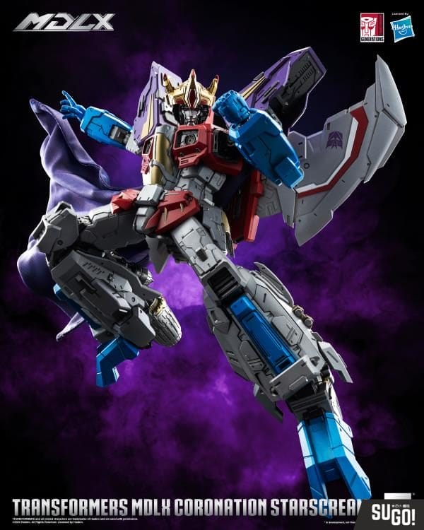 Threezero Transformers Mdlx Articulated Figure Series Coronation Starscream Aciton Figure 3Z08320W0