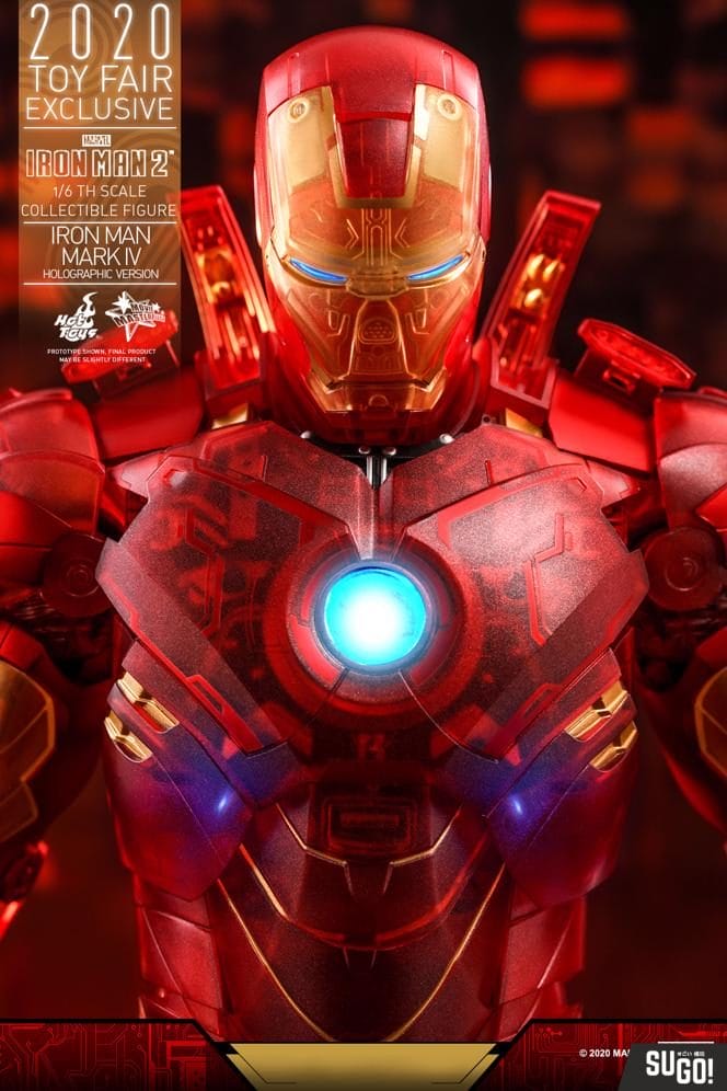 Hot Toys Iron Man 2 Iron Man Mark IV (Holographic Version) 1/6 Figure MMS568