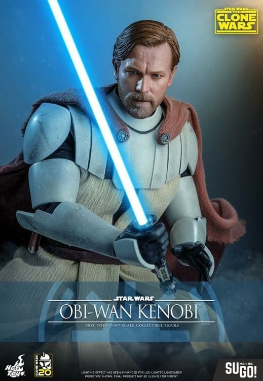 Hot Toys Star Wars: The Clone Wars Obi-Wan Kenobi 1/6 Figure TMS095