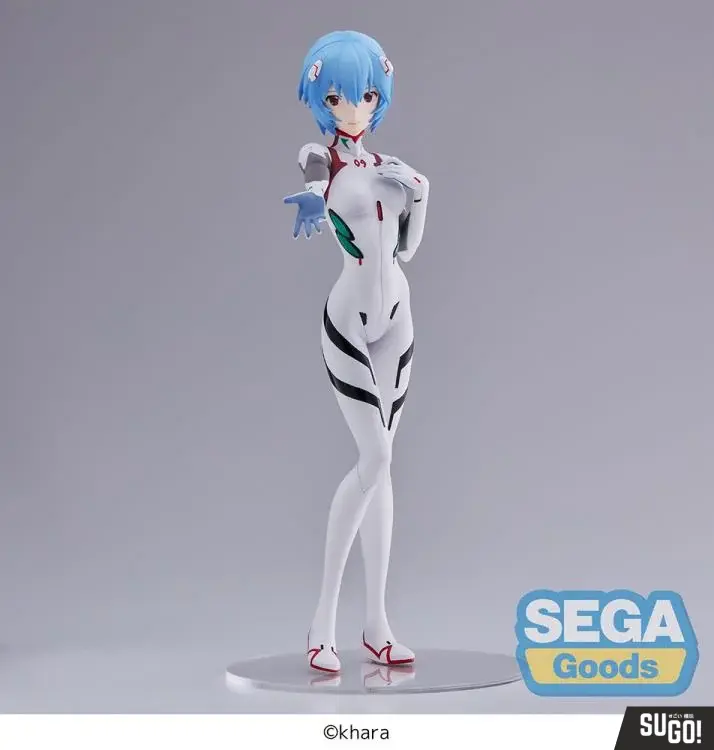 Sega Rebuild of Evangelion Rei Ayanami (Hand Over/Momentary White) Super Premium Figure