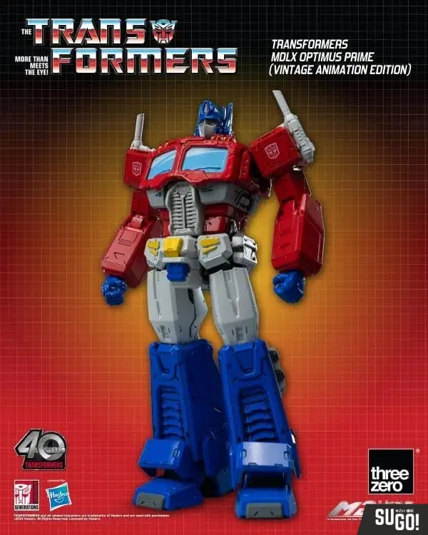 Threezero Transformers Mdlx Articulated Action Figure Series Optimus Prime (Vintage Animation) 3Z06920W0 Action Figure