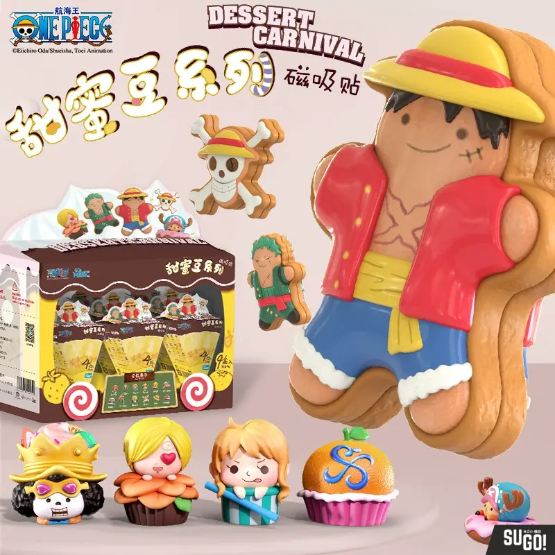 One Piece Dessert Carnival Magnetic Blind Box (One Random Box)