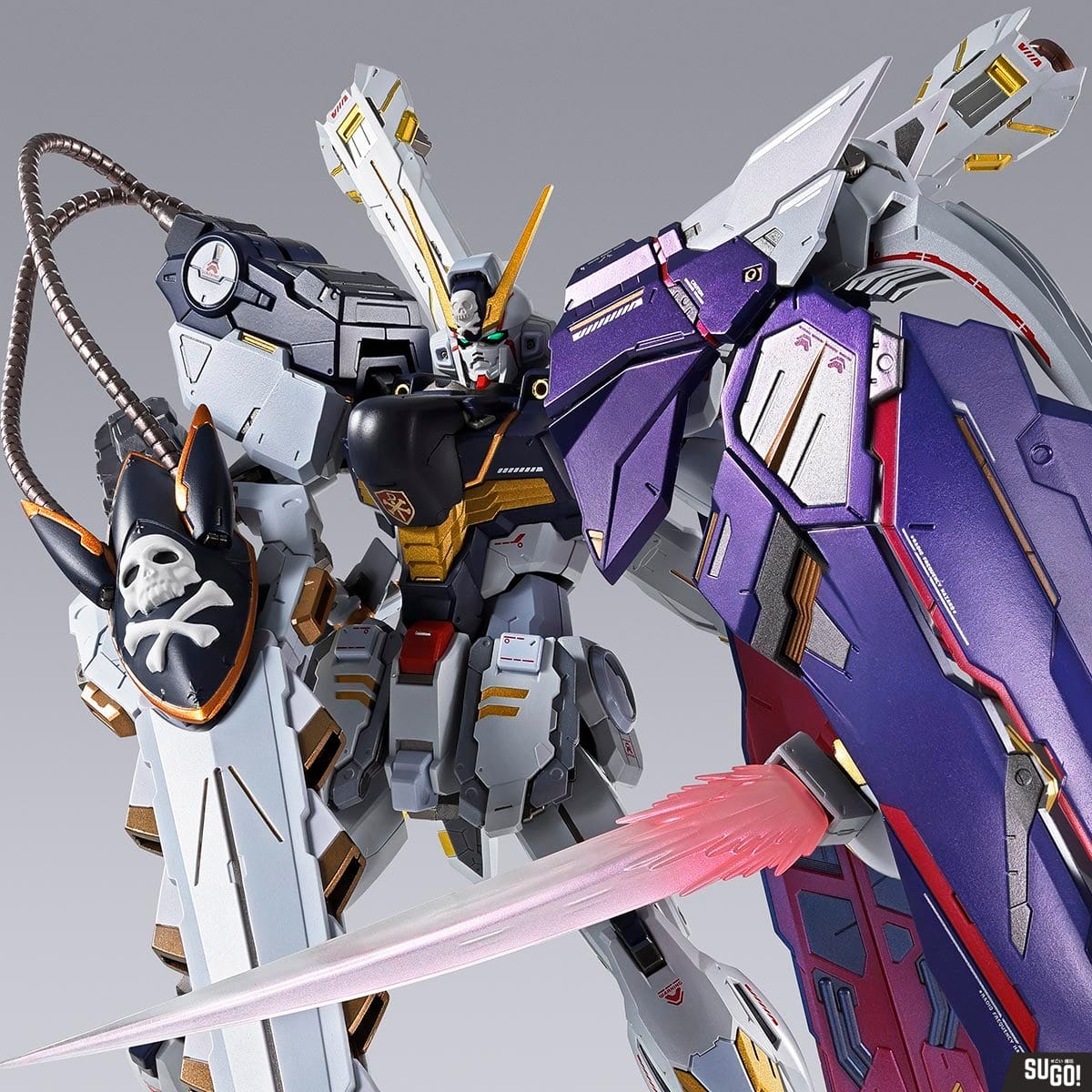 Bandai P-Bandai Metal Build Crossbone Gundam X1 Half Cloth (KINKEDO CUSTOM) Action Figure